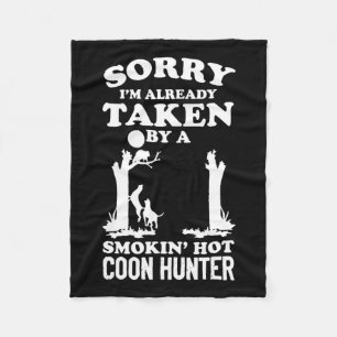 Coon Hunting Coonhounds Coon Hunters Fleece Deken