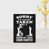 Coon Hunting Coonhounds Coon Hunters Kaart (Gele Bloem)