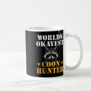 Coon Hunting Hunter Grappige Quote Raccoon Koffiemok