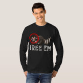 Coon Hunting Tree Em Funny Raccon Hunting T-shirt (Voorkant volledig)