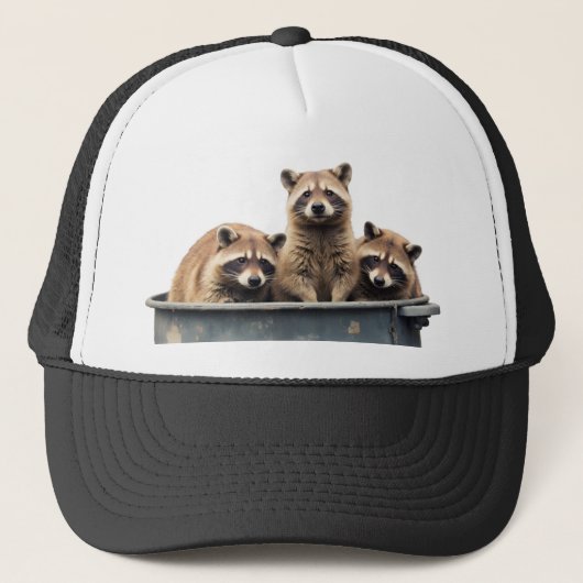 coon skin cap trucker pet (Voorkant)