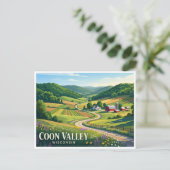 Coon Valley Briefkaart (Staand voorkant)