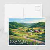 Coon Valley Briefkaart (Voorkant / Achterkant)