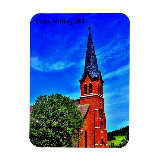 Coon Valley, Wisconsin Magneet (Verticaal)