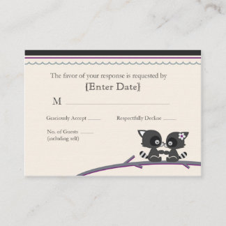 Coon Wedding RSVP Kaarten
