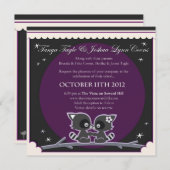 Coon Wedding Uitnodiging (Voorkant / Achterkant)