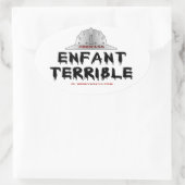 Coonass, Enfant Terrible, Roughneck, Olie, Gas, Ri Ovale Sticker (Tas)