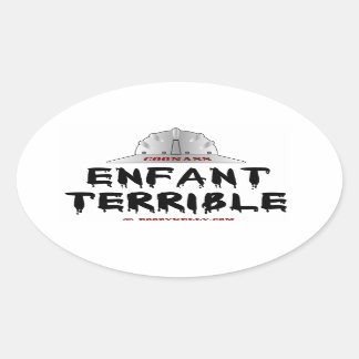 Coonass, Enfant Terrible, Roughneck, Olie, Gas, Ri Ovale Sticker