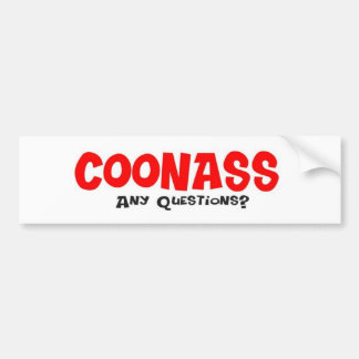 CoonAss - Eventuele vragen Bumpersticker