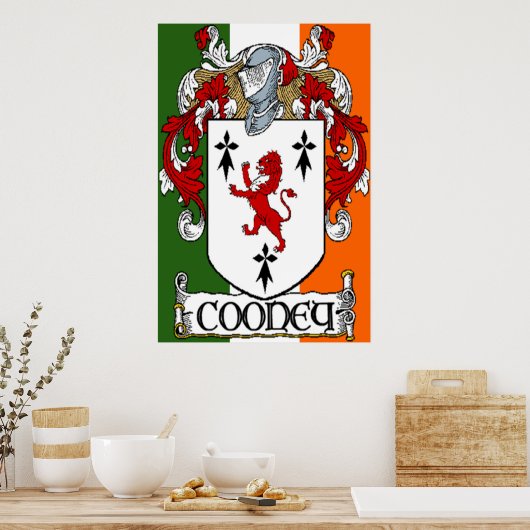 Cooney Coat of Arms Print (Keuken)