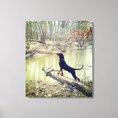 Coonheuvel op het riviercanvas canvas afdruk (Voorkant)