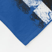 Coonhound & American Flag Fleece Deken (Hoek)