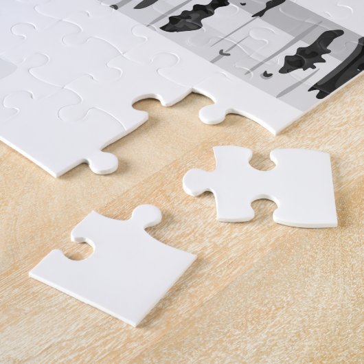 Coonhound Birch Forest Legpuzzel (Zijkant)