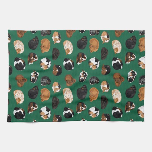 Coonhound Curl Theedoek (Horizontaal)