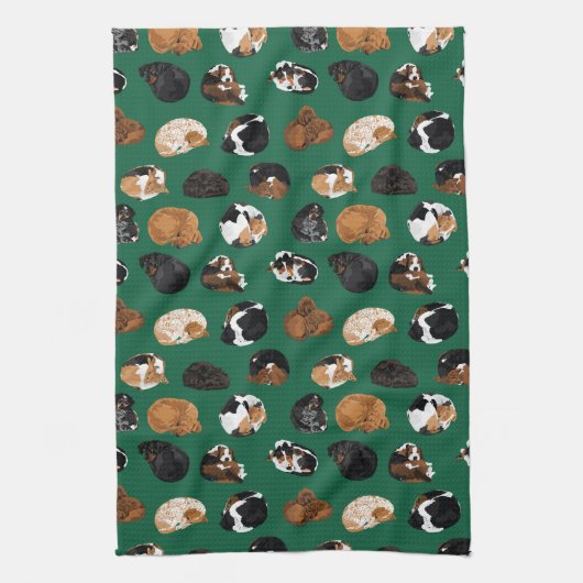 Coonhound Curl Theedoek (Verticaal)