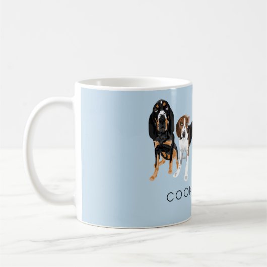 Coonhound Dad lichtblauw Koffiemok (Links)