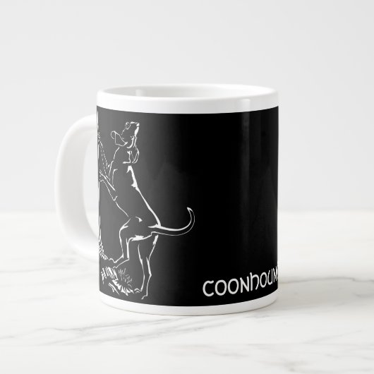 Coonhound Dog Coffee Mok Gepersonaliseerde Dog Cup (Links)