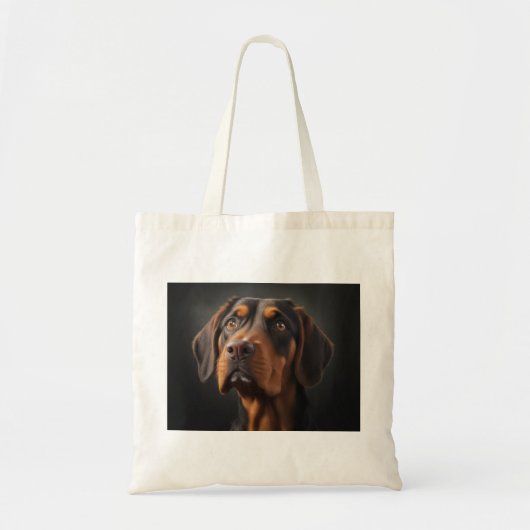 Coonhound Dog Tote Bag (Voorkant)