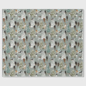 Coonhound Forest Cadeaupapier (Vlak)