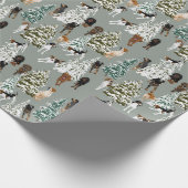 Coonhound Forest Cadeaupapier (Hoek)