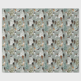 Coonhound Forest Cadeaupapier