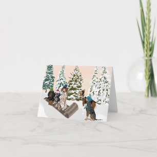 Coonhound-hoeden Kaart