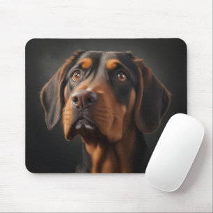 Coonhound hond muismat