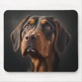 Coonhound hond muismat