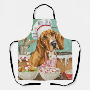 Coonhound Kerstbak: Festieve Kerstmis Schort