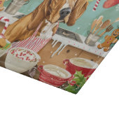 Coonhound Kerstbakfeest: Festieve Kerstmis Snijplank (Hoek)