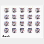 Coonhound Lovers Gifts Ronde Sticker (Vel)