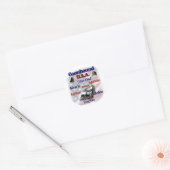 Coonhound Lovers Gifts Ronde Sticker (Envelop)