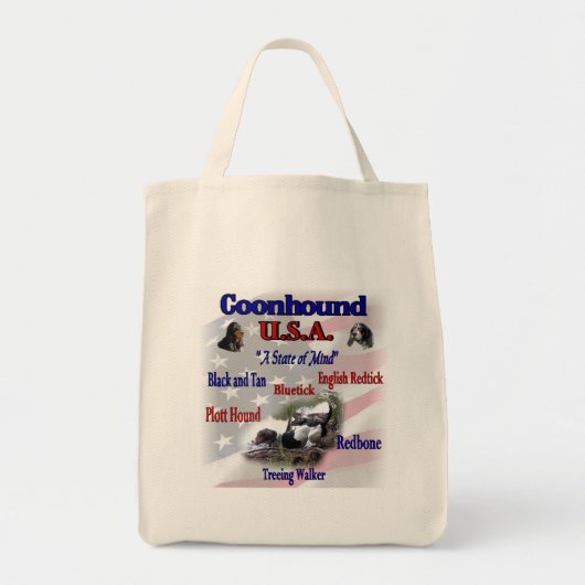Coonhound Lovers Gifts Tas (Voorkant)