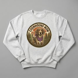 Coonhound Moeder Crewneck Hound Hond Moeder Cadeau Trui