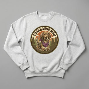 Coonhound Moeder Crewneck Hound Hond Moeder Cadeau Trui