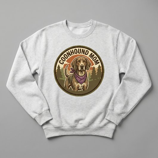 Coonhound Moeder Crewneck Hound Hond Moeder Cadeau Trui
