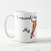 Coonhound Rescue Redbone Koffiemok (Links)