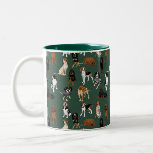 Coonhound Tweekleurige Koffiemok