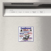 Coonhound USA Gifts Magneet (Insitu (Vaatwasser))