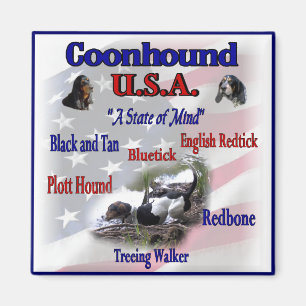 Coonhound USA Gifts Magneet