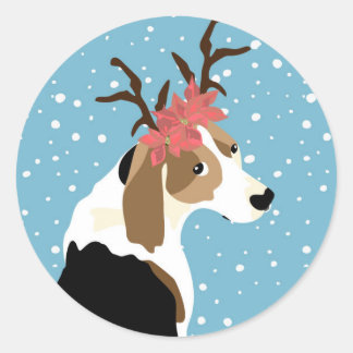 Coonhound vakantie sticker