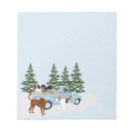 Coonhound Winter Notitieblok