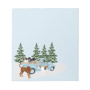 Coonhound Winter Notitieblok