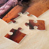 Coonhounds in de rivier legpuzzel (Zijkant)