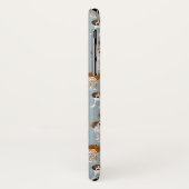 Coonhounds op blauw Case-Mate iPhone case (Achterkant/links)