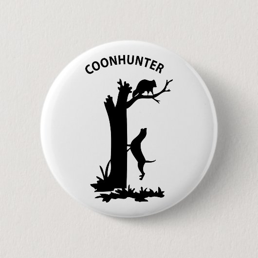 CoonHunter Ronde Button 5,7 Cm (Voorkant)