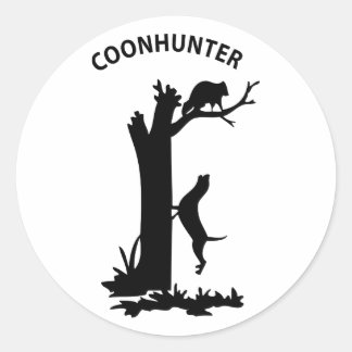 CoonHunter Ronde Sticker