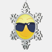 COOOPPERVLAK TIN SNEEUWVLOK ORNAMENT (Rechts)