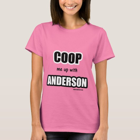 Coop me met Anderson T-shirt (Voorkant)