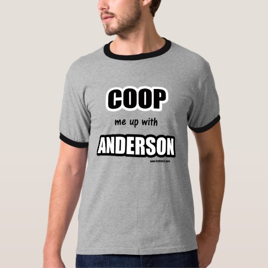 Coop me met Anderson T-shirt (Voorkant)